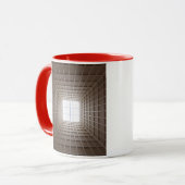 quadratischer Tunnel Tasse (Vorderseite Links)