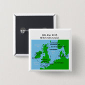 quadratisches Button (Vorne & Hinten)