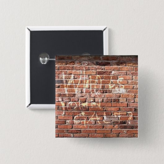 Quadratisches Button Johns Galt (Vorne & Hinten)