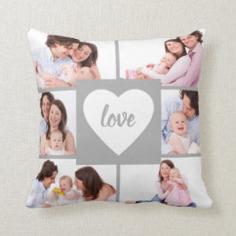 Quadratisches Collagen-Gewohnheits-Foto Kissen