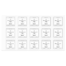 Quadratisches Etikett