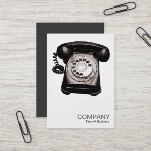 Quadratisches Foto 0123 - altes Telefon II Visitenkarte