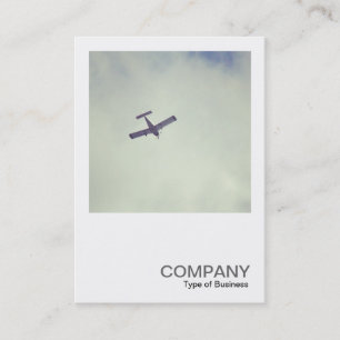 Quadratisches Foto 0449 - Führen von Flugzeug 02 Visitenkarte