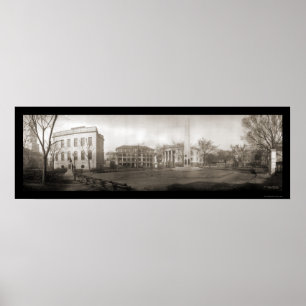 Quadratisches Foto 1909 Charleston Sc Poster