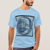 Quadratisches Foto - JFK halber Dollar T-Shirt (Vorderseite)
