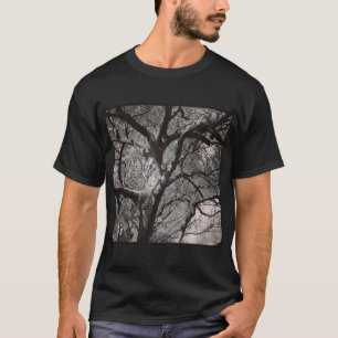 Quadratisches Foto - Magnolienbaum im frühen Frühl T-Shirt