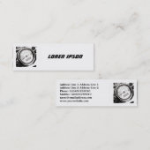 Quadratisches Foto - Mini Visitenkarte (Vorne/Hinten)