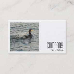 Quadratisches Foto (v2) - Kormoran lernt schwimmen Visitenkarte