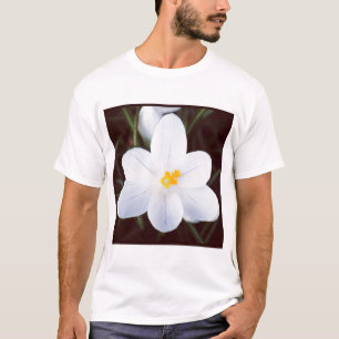 Quadratisches Foto - Weißer Krokus T-Shirt