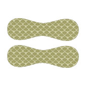 Quadratisches Leaf Muster Gold Limones Licht Baseball (Paneele)