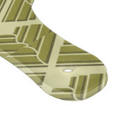 Quadratisches Leaf Muster Gold Limones Licht Schneidebrett (Ecke)