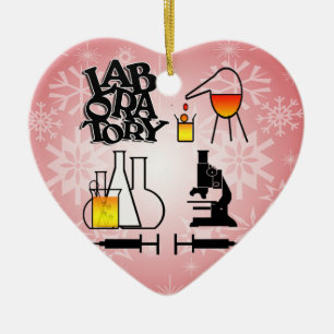 QUADRATISCHES LOGO DES LABOR4 KERAMIKORNAMENT
