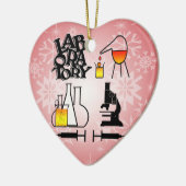 QUADRATISCHES LOGO DES LABOR4 KERAMIKORNAMENT (Links)