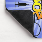 QUADRATISCHES LOGO DES LABOR4 MOUSEPAD (Ecke)