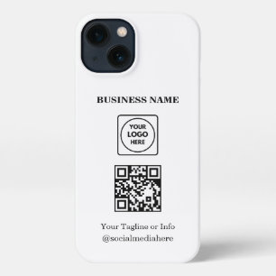 Quadratisches Logo QR-Code Business Promo iPhone-H iPhone 13 Hülle
