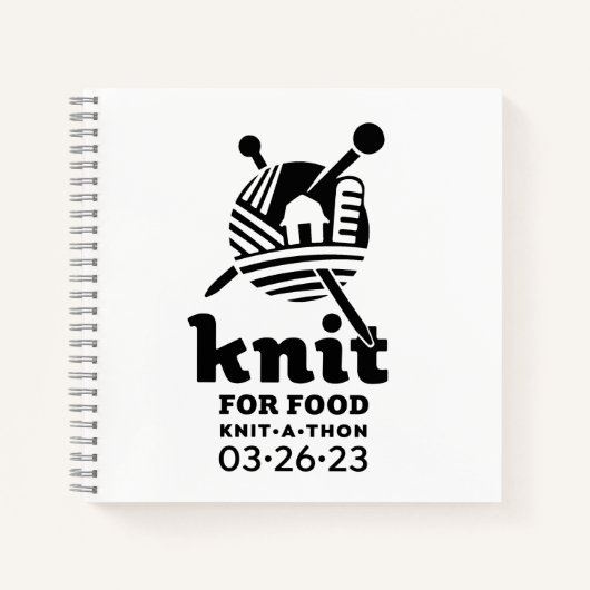 Quadratisches Notebook Notizblock (Vorderseite)