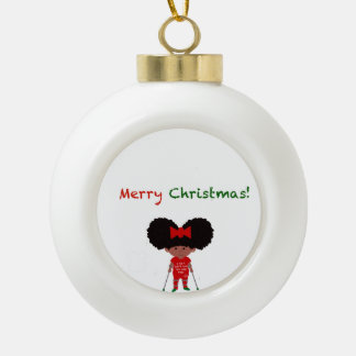 Quadratisches Ornament aus Keramik