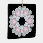 Quadratisches Ornament aus Keramik (Rechts)