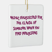 Quadratisches Ornament aus Keramik (Rechts)