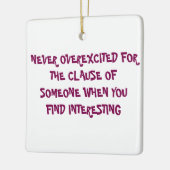 Quadratisches Ornament aus Keramik (Links)