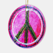 Quadratisches Ornament aus Keramik (Links)