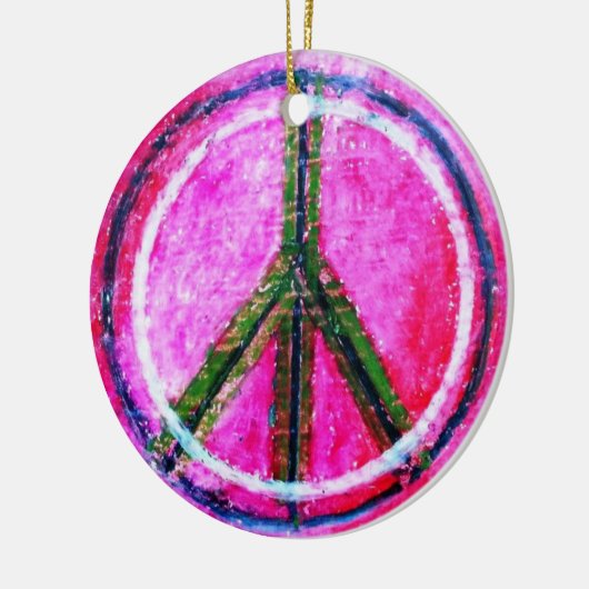 Quadratisches Ornament aus Keramik (Links)