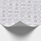 Quadratisches Patch-Muster Geschenkpapier (Ecke)