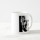 QUADRATISCHES PORTRÄT JOE BIDENS - .PNG KAFFEETASSE (VorderseiteRechts)