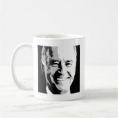 QUADRATISCHES PORTRÄT JOE BIDENS - .PNG KAFFEETASSE (Links)