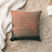 Quadratisches Wurfs-Kissen Apache, der Lichtstrahl Kissen (Decke)