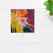 QUADRATKOMPLETTE KÜNSTLER GESCHÄFT UND TITELKARTEN (Schreibtisch)