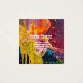 QUADRATKOMPLETTE KÜNSTLER GESCHÄFT UND TITELKARTEN (Vorderseite)