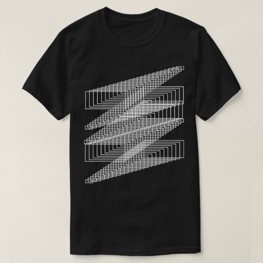 Quadratliniendesign 1 T-Shirt (Design vorne)