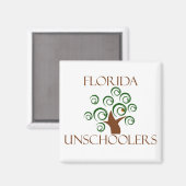 Quadratmagnet Magnet (Vorderseite/Rückseite)