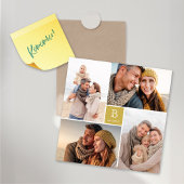 Quadratmonogramm 4 Fotokassette Magnetkarte