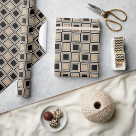 Quadratmuster Geschenkpapier