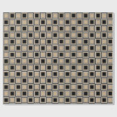 Quadratmuster Geschenkpapier (Flach)