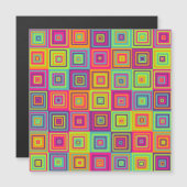 Quadratmuster Magnetkarte (Vorne/Hinten)