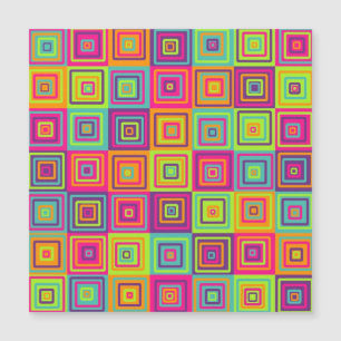 Quadratmuster Magnetkarte