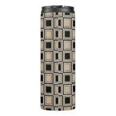 Quadratmuster Thermosbecher (Rückseite)