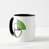 Quadratos Serve Mug - LH Tasse (Vorderseite Links)