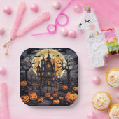 Quadratpapierplatte Pappteller (Party)