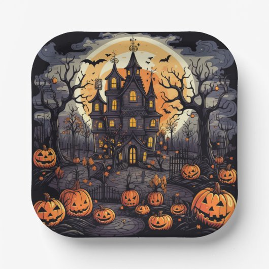 Quadratpapierplatte Pappteller (Vorderseite)