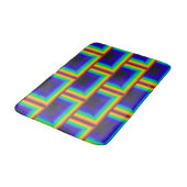 Quadratskala des Solarspektrums Badematte (Schrägansicht)
