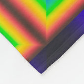 Quadratskala des Solarspektrums Fleecedecke (Ecke)