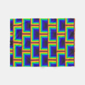 Quadratskala des Solarspektrums Fleecedecke (Vorderseite (Horizontal))