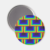 Quadratskala des Solarspektrums Magnet (Vorderseite/Rückseite)