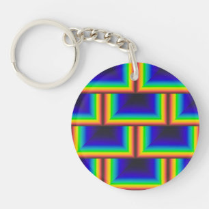 Quadratskala des Solarspektrums Schlüsselanhänger