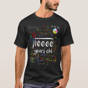 Quadratwurzel 10000 100 Geburtstag 100 Jahre alt T-Shirt
