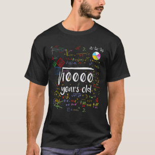 Quadratwurzel 10000 100 Geburtstag 100 Jahre alt T-Shirt